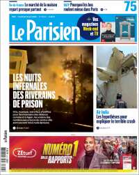 Portada de Le Parisien (Francia)