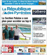 Portada de La République des Pyrénées (Francia)