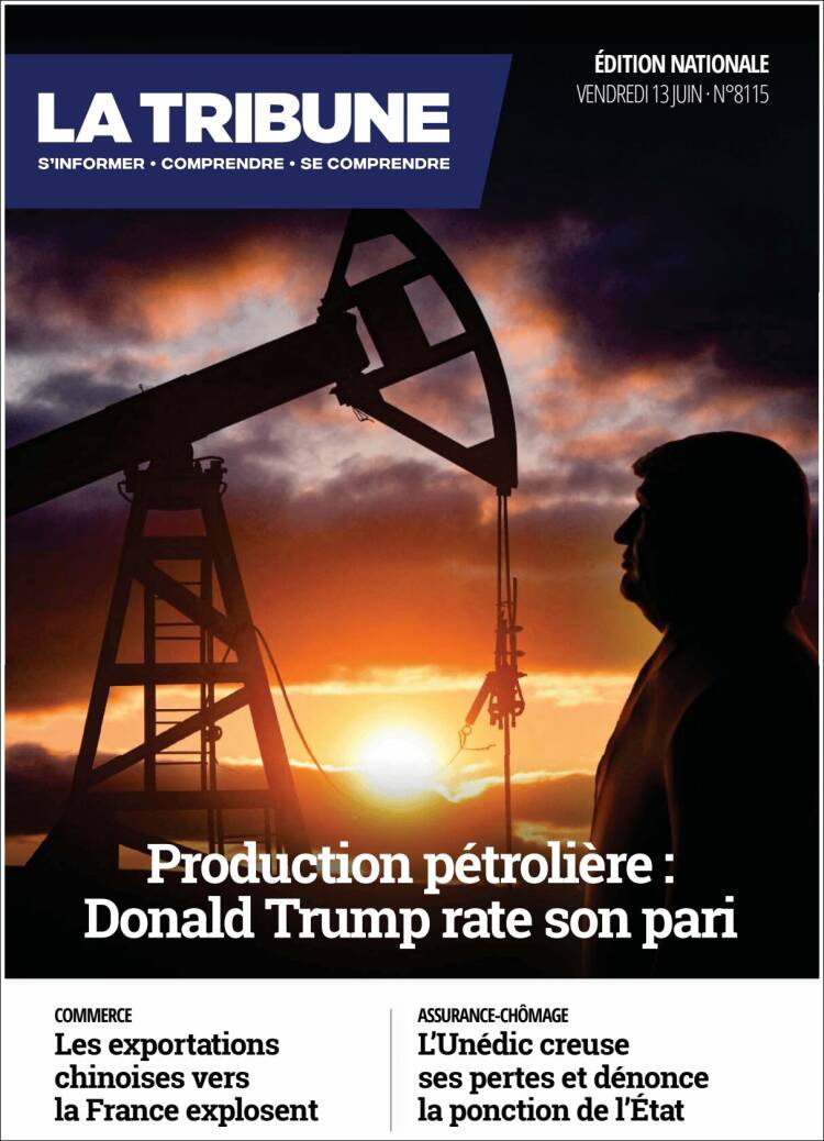Portada de La Tribune (Francia)