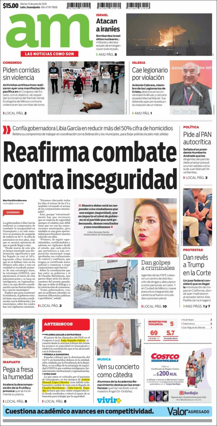 Portada de Al Día A.M. (México)