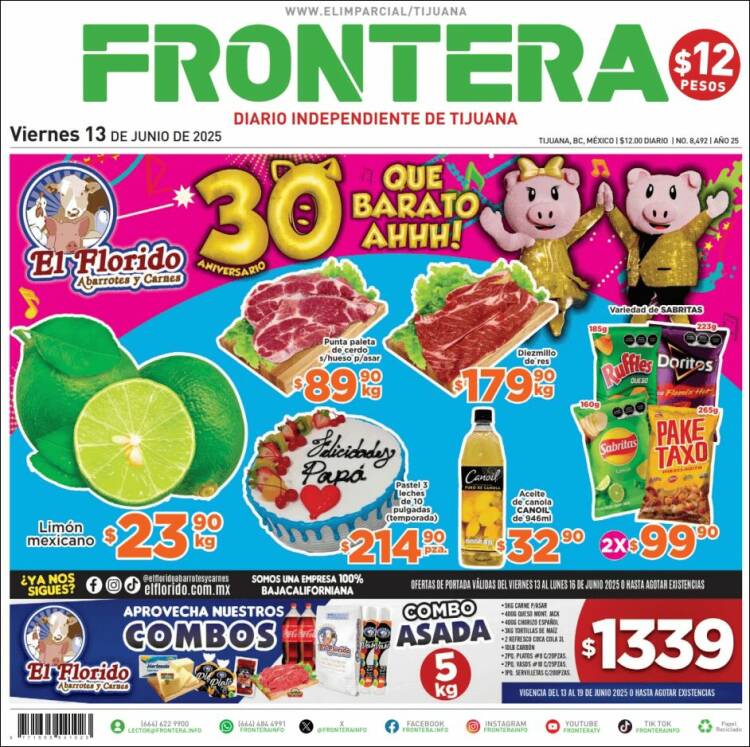 Portada de Frontera (México)