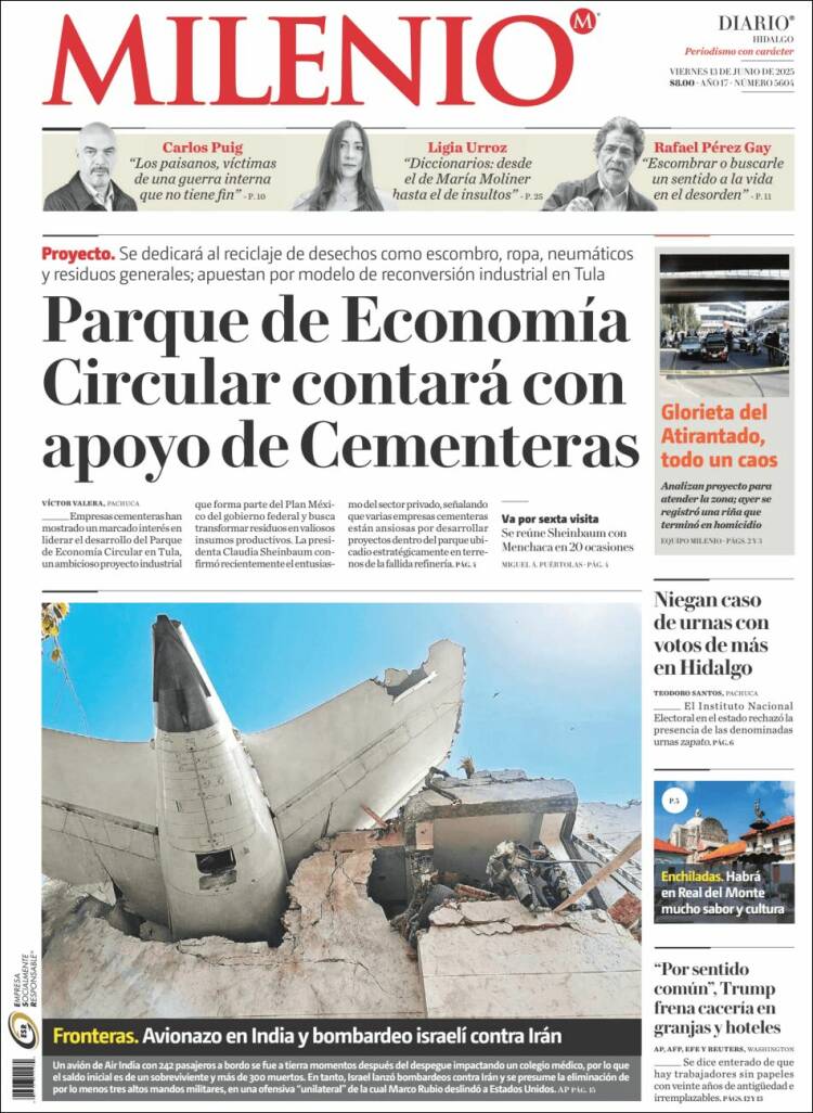 Portada de Milenio de Hidalgo (Mexico)