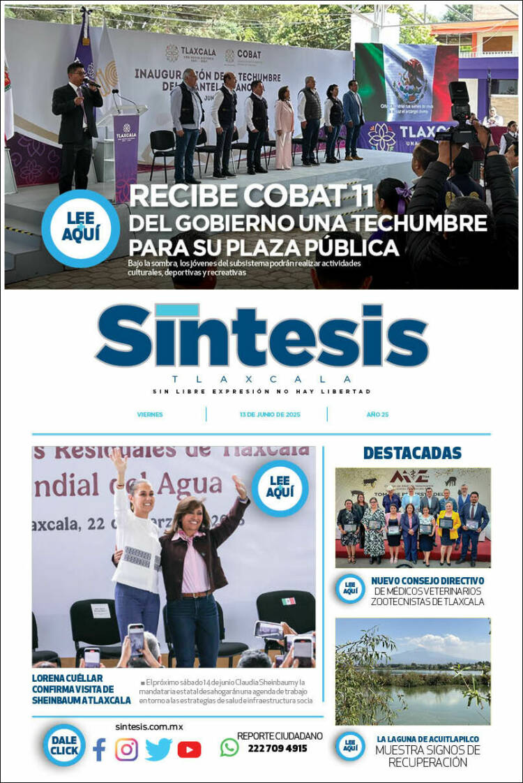 Portada de Síntesis de Tlaxcala (Mexico)