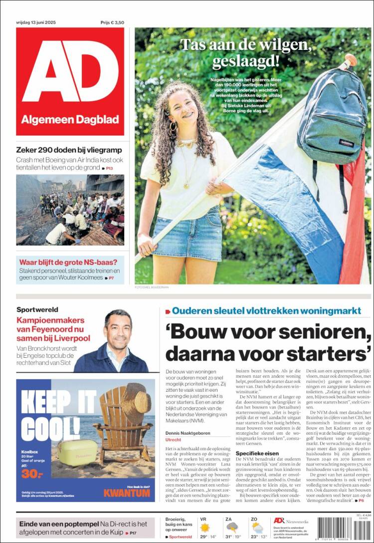 Portada de AD (Netherlands)