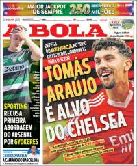 Portada de A Bola (Portugal)