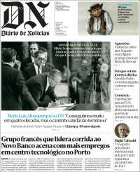 Portada de Diário de Noticias (Portugal)