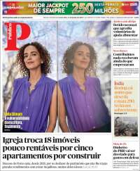 Portada de Público (Portugal)