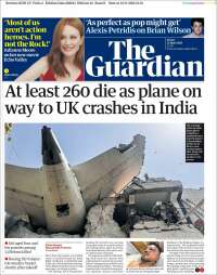 Portada de The Guardian (Reino Unido)