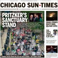 Portada de Chicago Sun-Times (USA)
