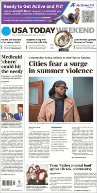 Portada de USA Today (USA)