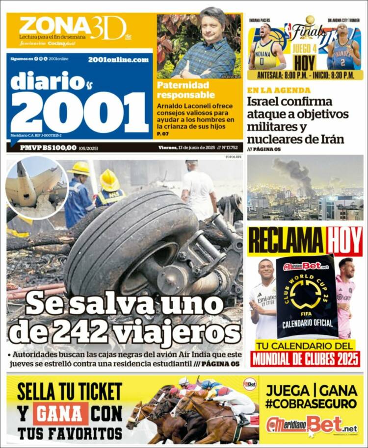Portada de 2001 - Dosmiluno (Venezuela)