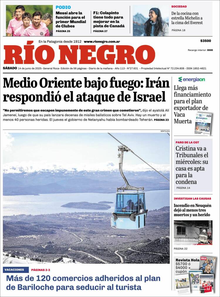 Portada de Rio Negro (Argentina)