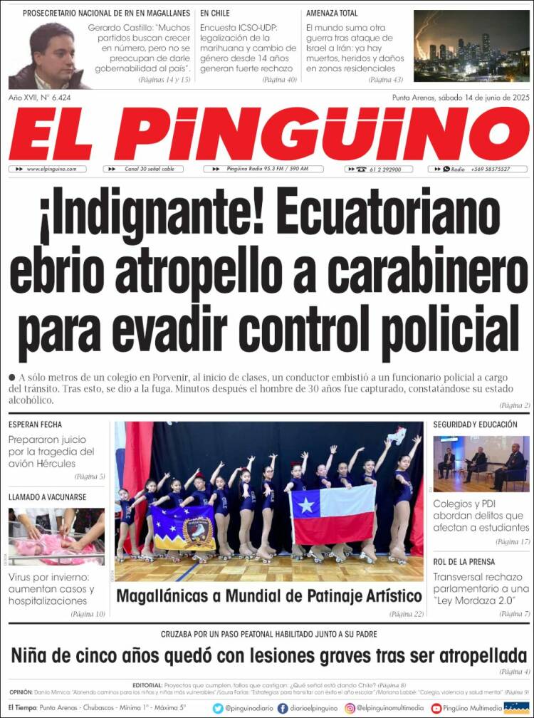 Portada de El Pingüino (Chile)