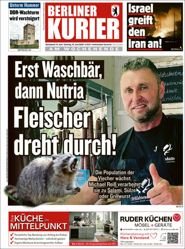 Portada de Berliner Kurier - Startseite BK (Alemania)