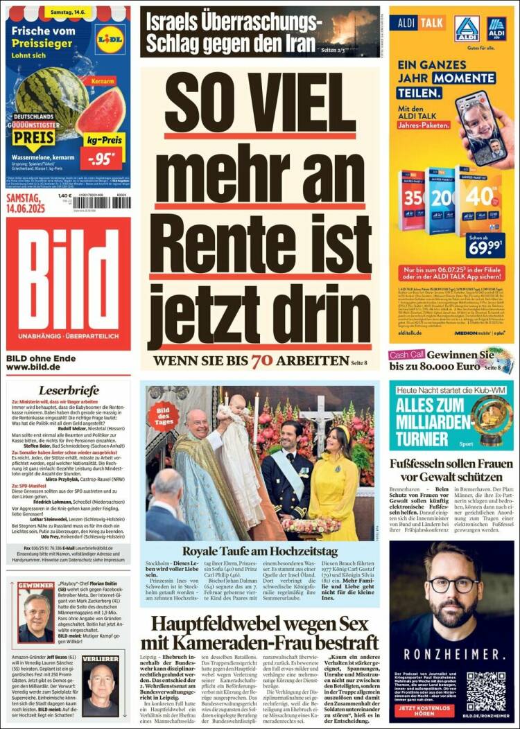 Portada de Bild (Germany)