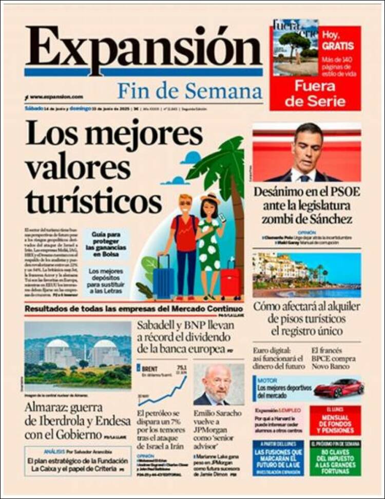 Portada de Expansión (España)