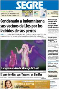 Portada de Segre  (España)