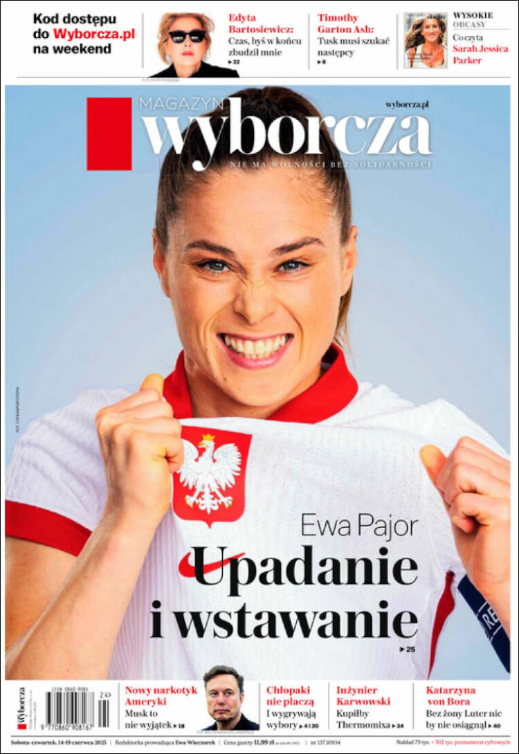 Portada de Gazeta Wyborcza (Polonia)