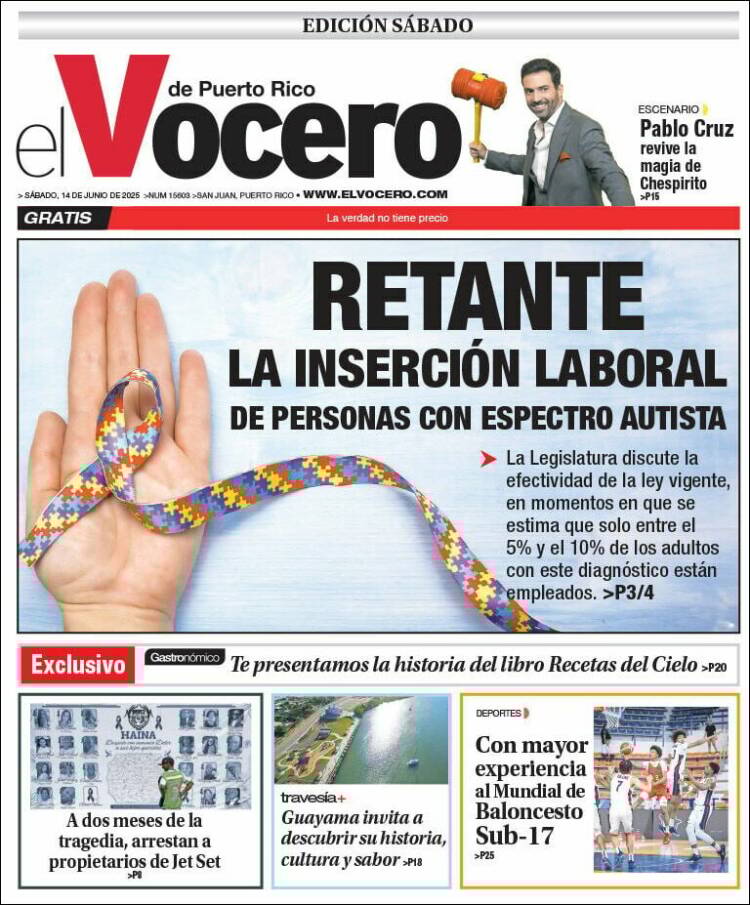 Portada de Vocero (Puerto Rico)