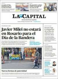 Portada de La Capital - Rosario (Argentina)