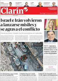 Portada de Clarín (Argentina)