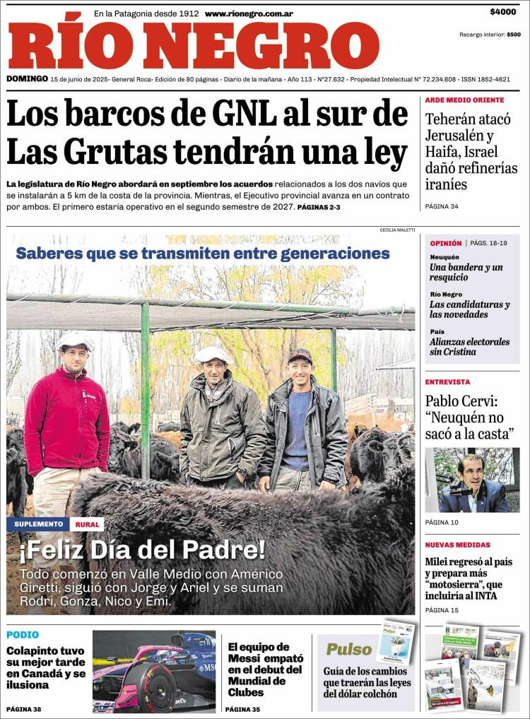 Portada de Rio Negro (Argentina)