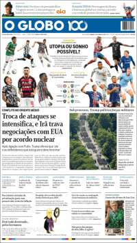 Portada de O Globo (Brasil)