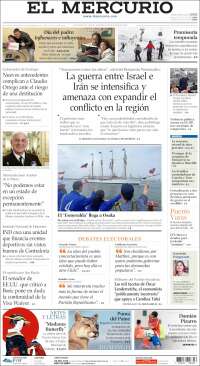 Portada de El Mercurio (Chile)