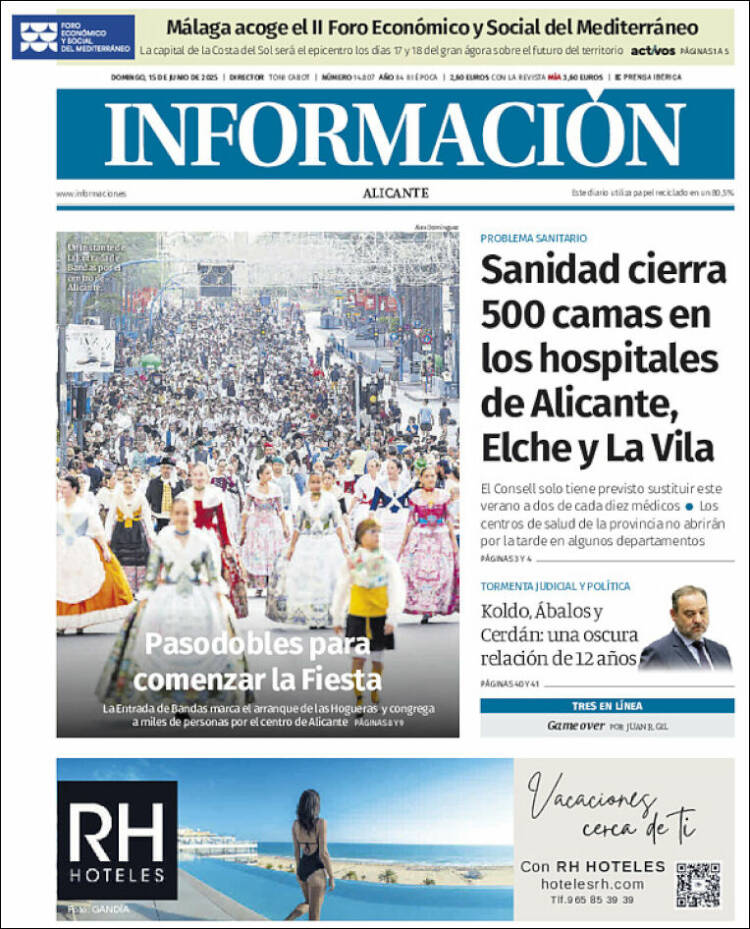 Portada de Diario Información (España)