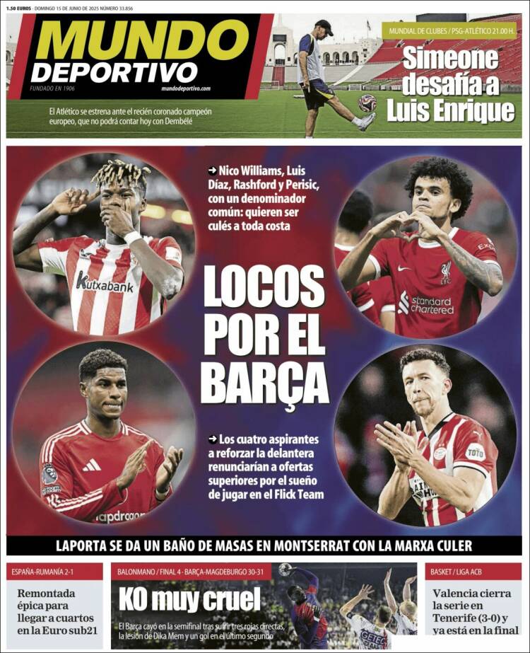 Portada de Mundo Atlético (España)
