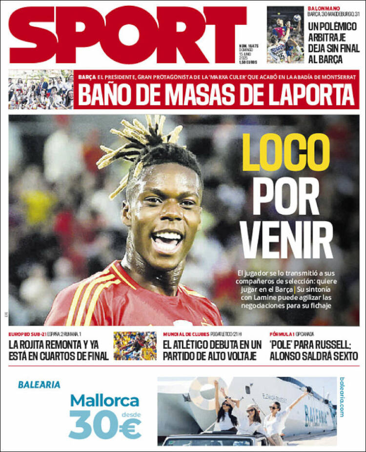 Portada de Sport (España)