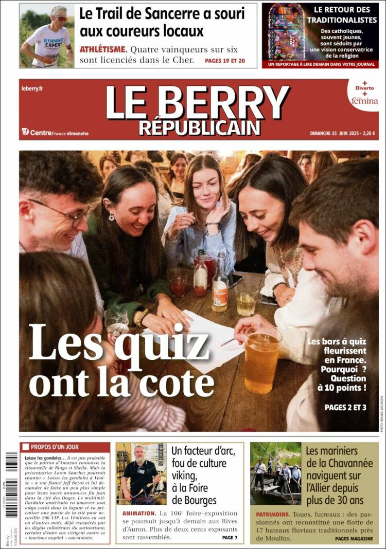 Portada de Berry Republicain (France)