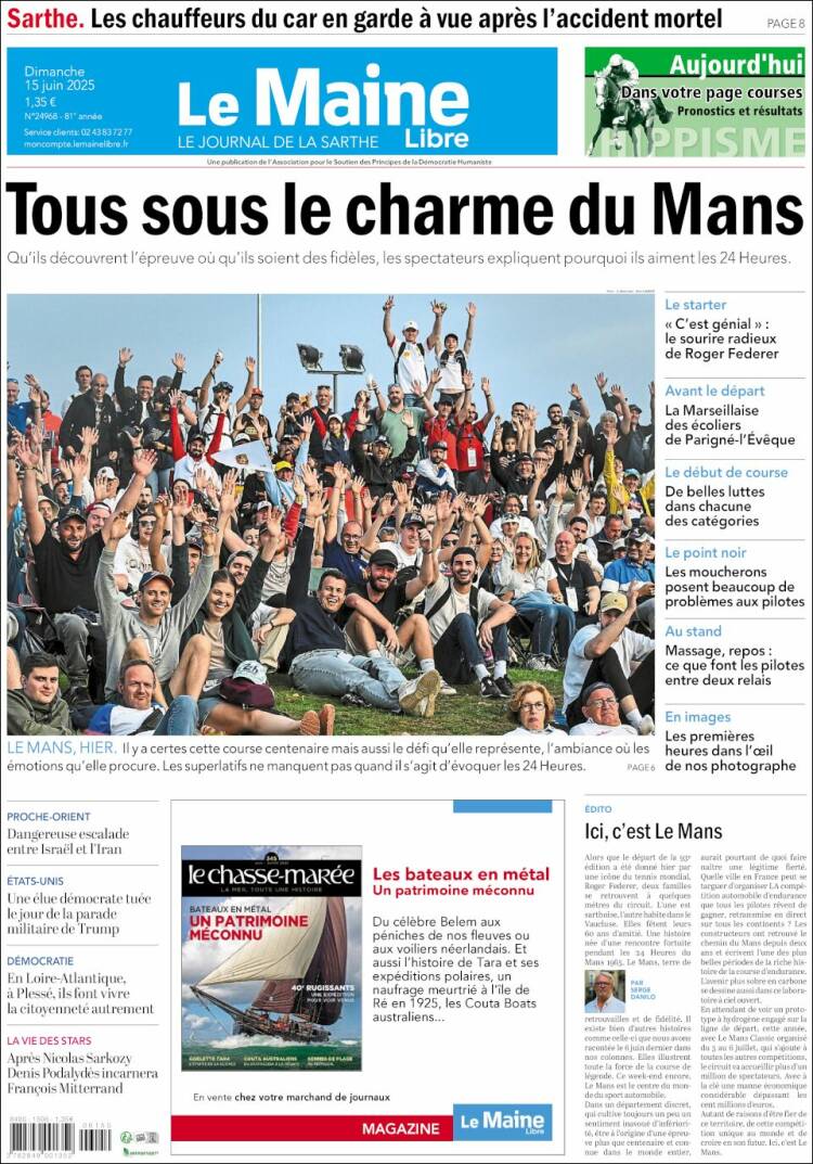 Portada de Le Maine Libre (France)