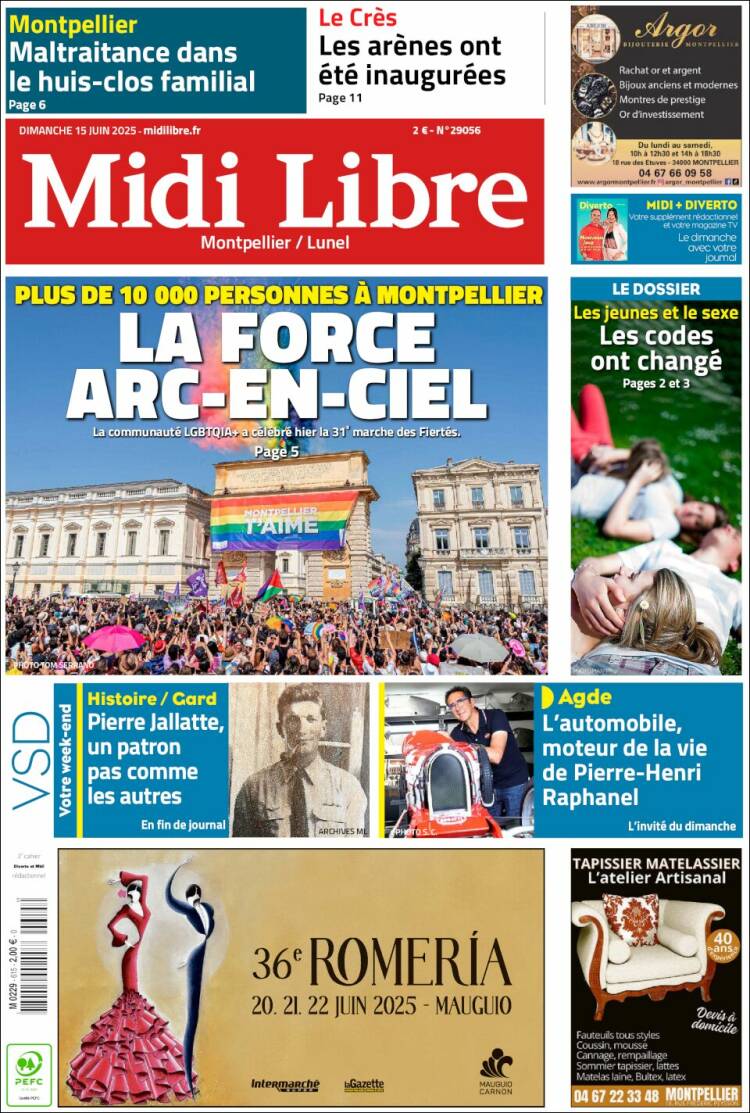 Portada de Midi Libre (France)