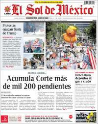 Portada de El Sol de México (México)
