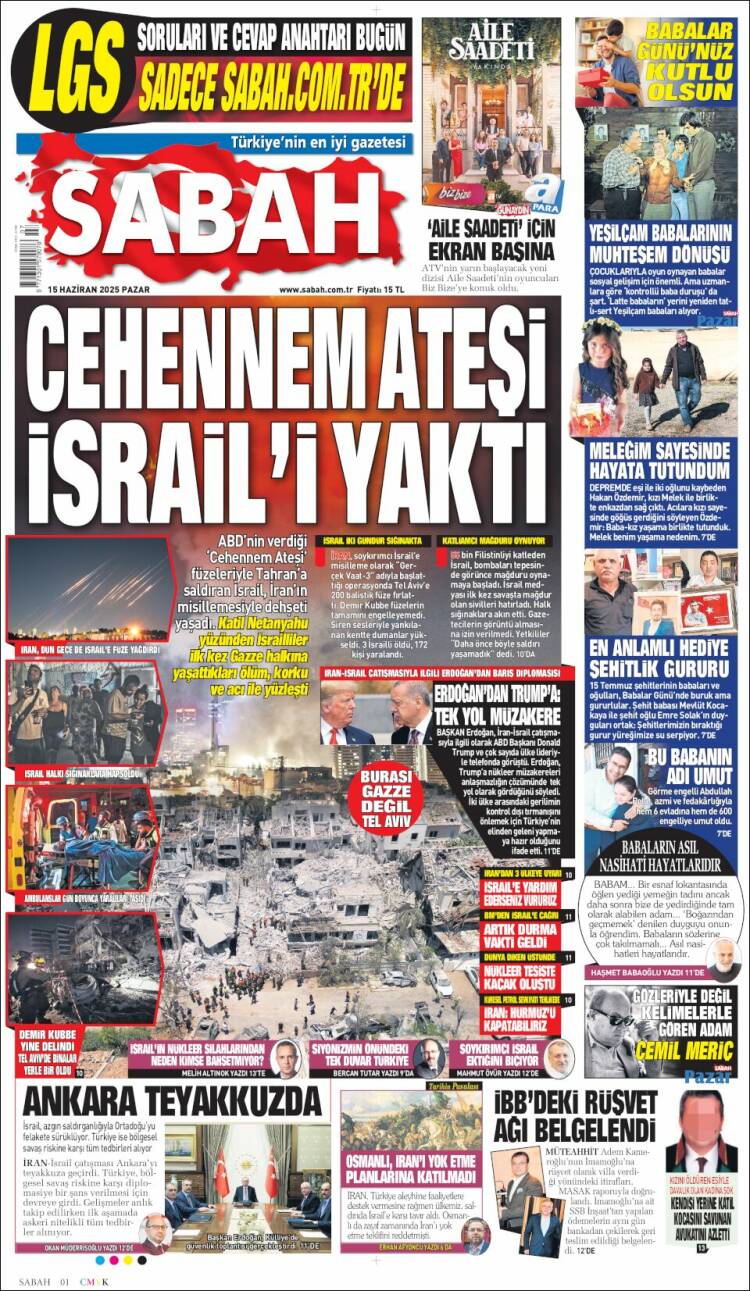 Portada de Sabah (Turkey)