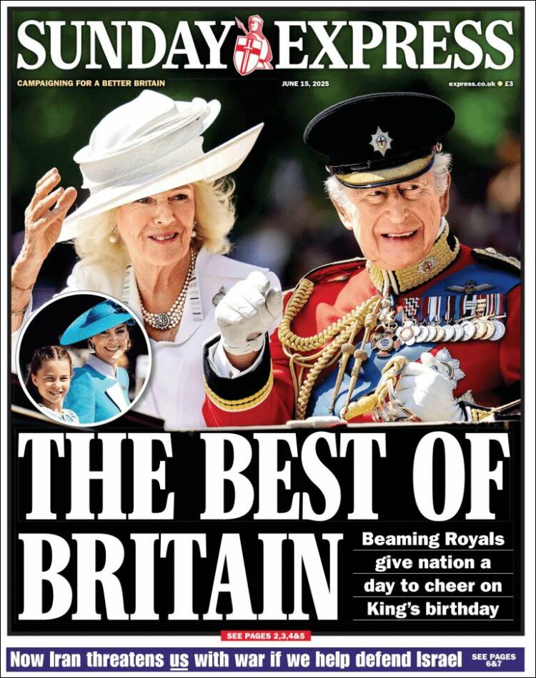 Portada de Daily Express (United Kingdom)
