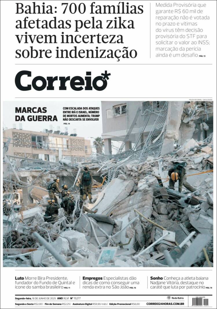 Portada de Correio* (Brasil)