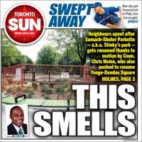 Portada de The Toronto Sun (Canada)
