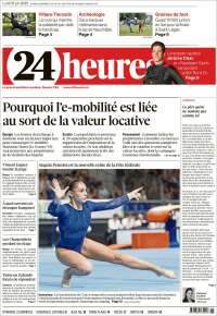 Portada de 24 Heures (Switzerland)