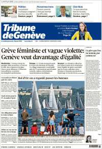 Portada de La Tribune de Genève (Switzerland)