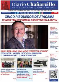 Portada de Diario Chañarcillo (Chile)