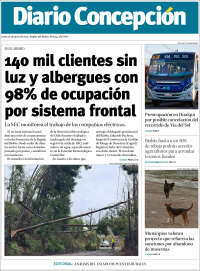 Portada de Diario de Concepción (Chile)