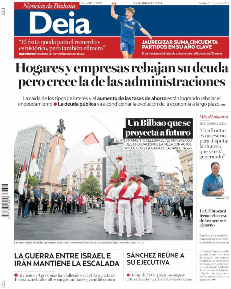 Portada de Deia (España)