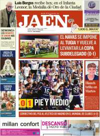 Portada de Diario Jaén (España)