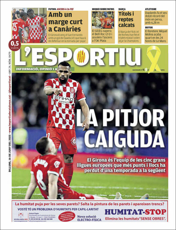 Portada de L'Esportiu : Girona (Spain)