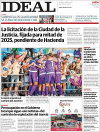 Portada de El Ideal de Jaén (España)