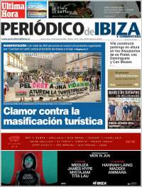 Portada de Periódico de Ibiza (España)