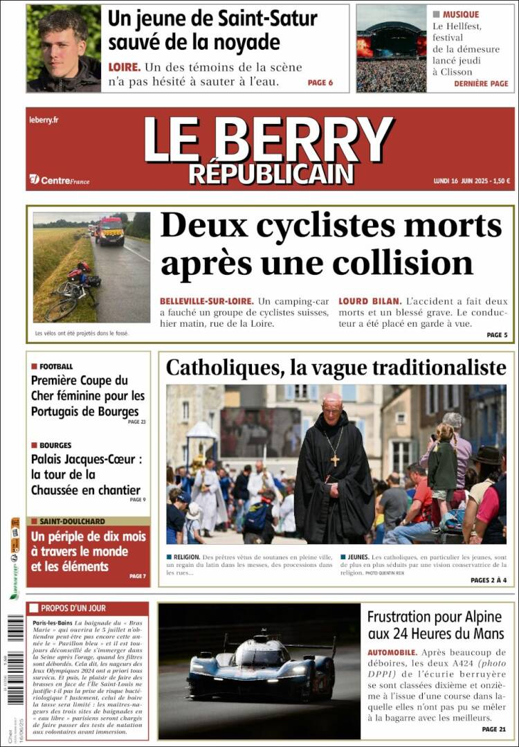 Portada de Berry Republicain (France)