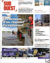 Portada de Sud Ouest (France)